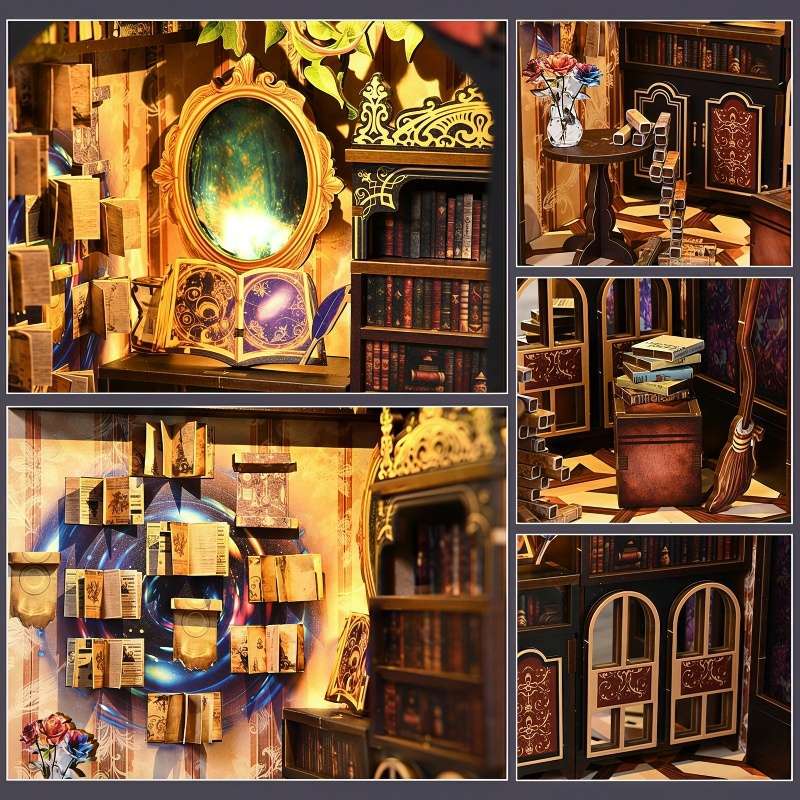 Magic Book Mirror DIY Book Nook Kit