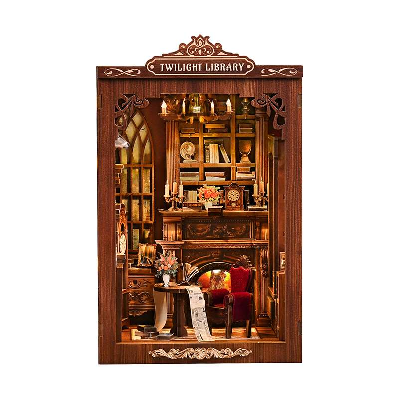 Vintage Study Room DIY Book Nook Kit