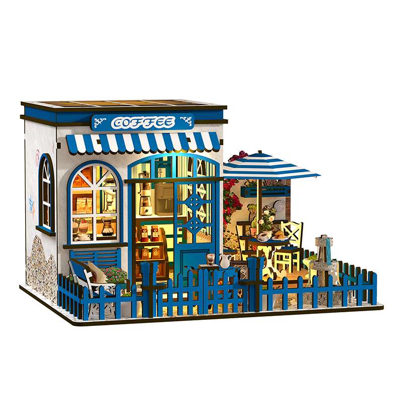 Seaside Coffee House Miniature House Kit