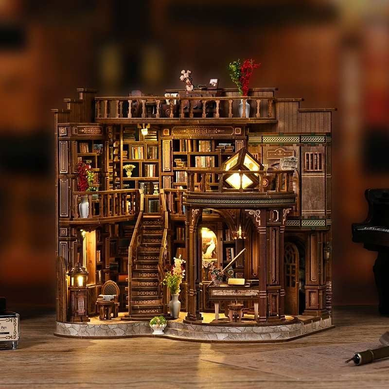 Grand Library Hall DIY Book Nook Kit