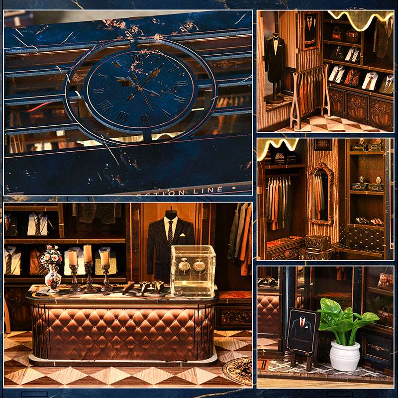 Bespoke Tailor Shop Miniature House Kit