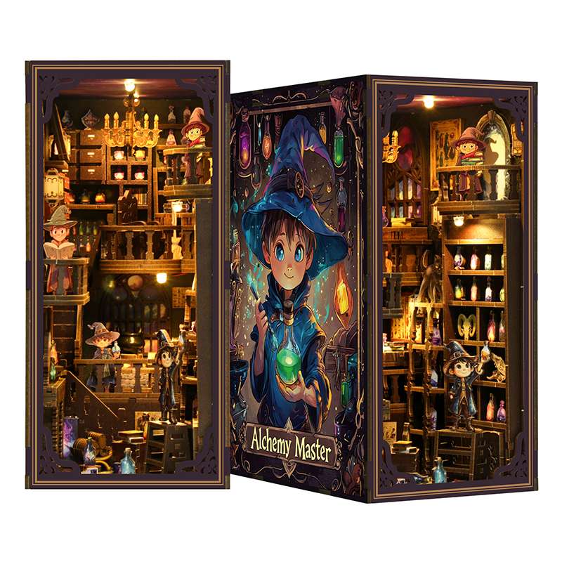 Little Wizards' Potion Lab DIY Book Nook Kit