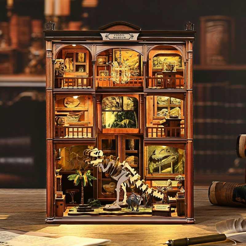 Fossil Museum DIY Book Nook Kit