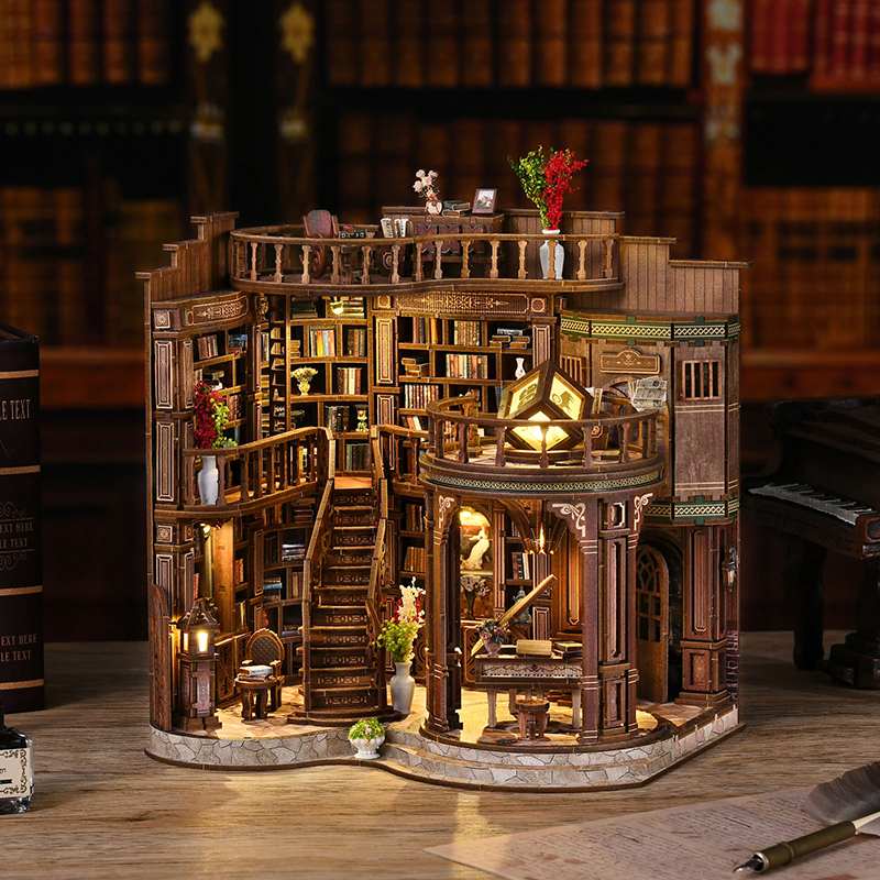 Grand Library Hall DIY Book Nook Kit
