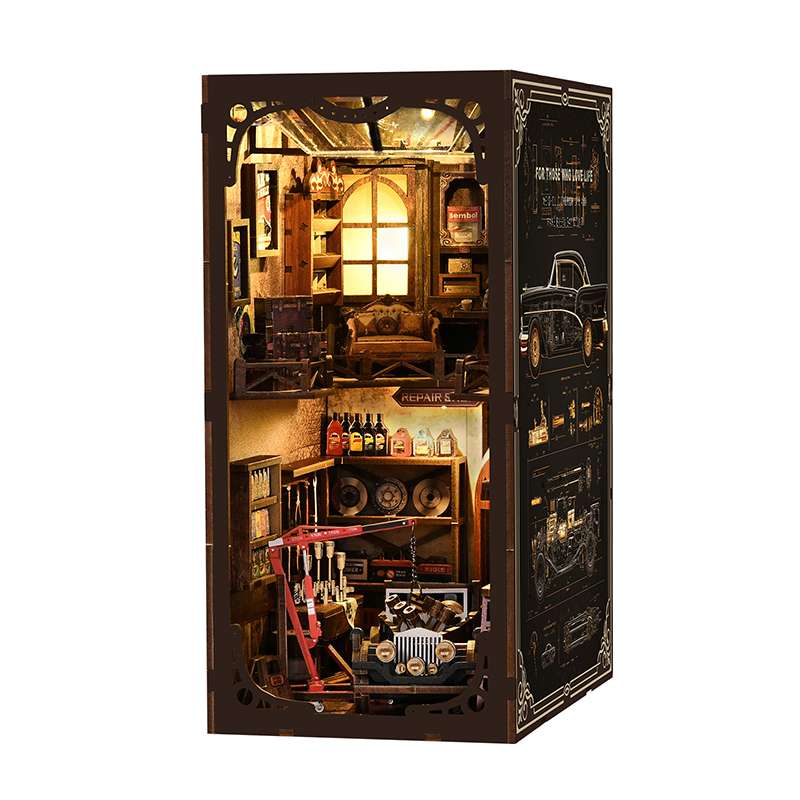 Vintage Repair Garage Miniature House Kit
