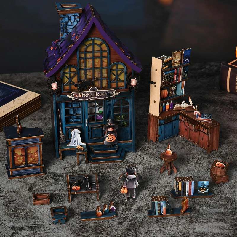 Haunted Castle Night DIY Book Nook Kit