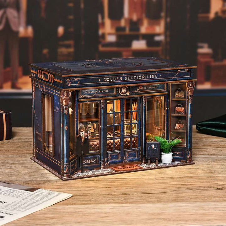 Bespoke Tailor Shop Miniature House Kit