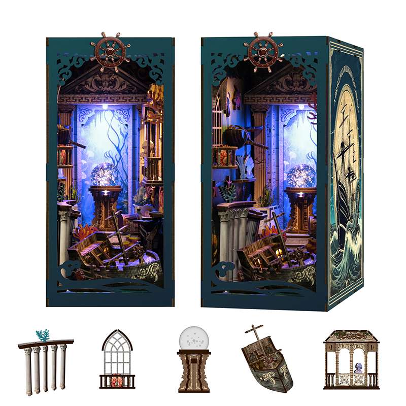 Lost Ocean Ruins DIY Book Nook Kit