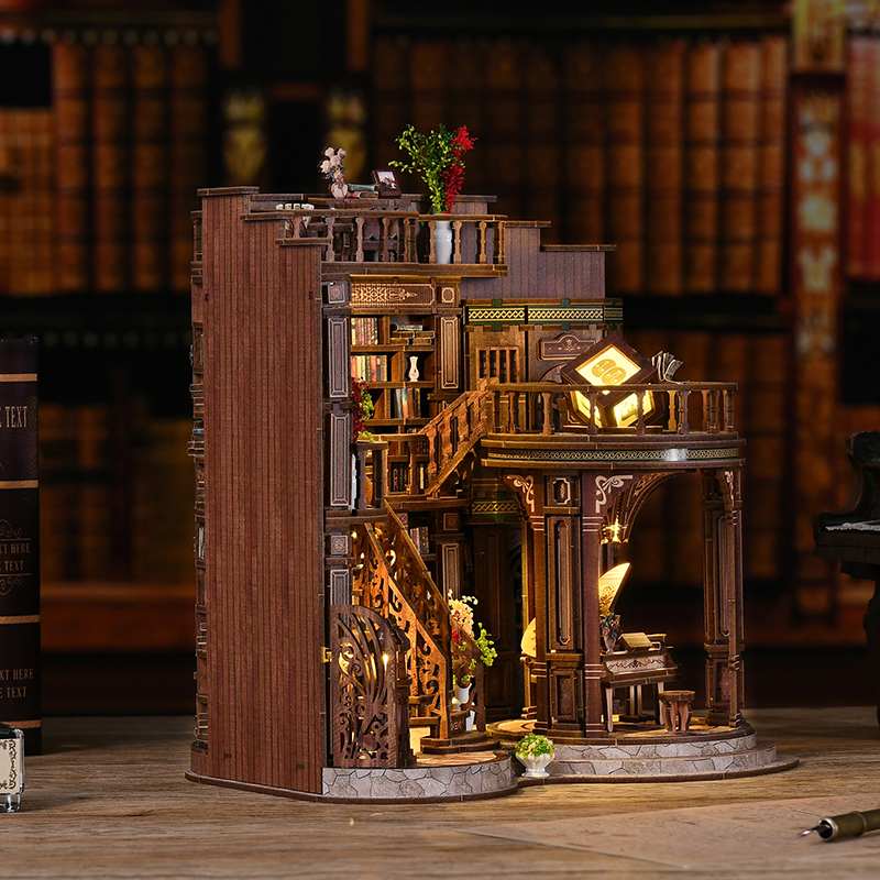 Grand Library Hall DIY Book Nook Kit