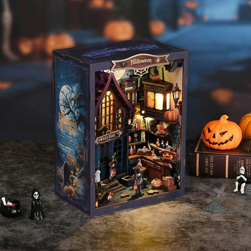 Haunted Castle Night DIY Book Nook Kit