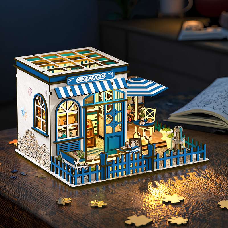 Seaside Coffee House Miniature House Kit