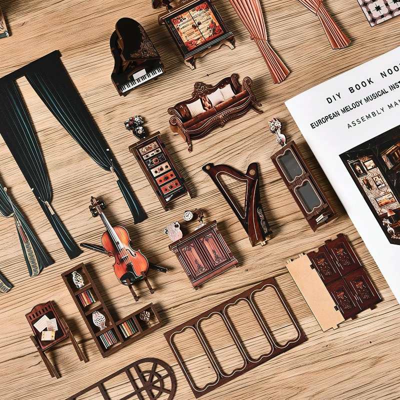 European Melody Room Miniature House Kit