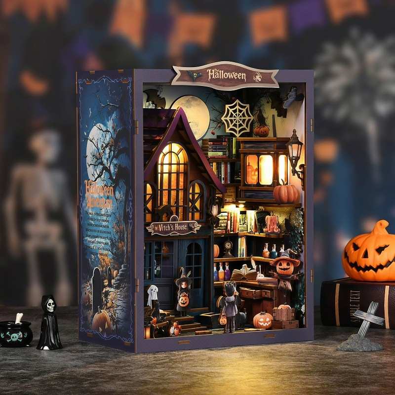 Haunted Castle Night DIY Book Nook Kit