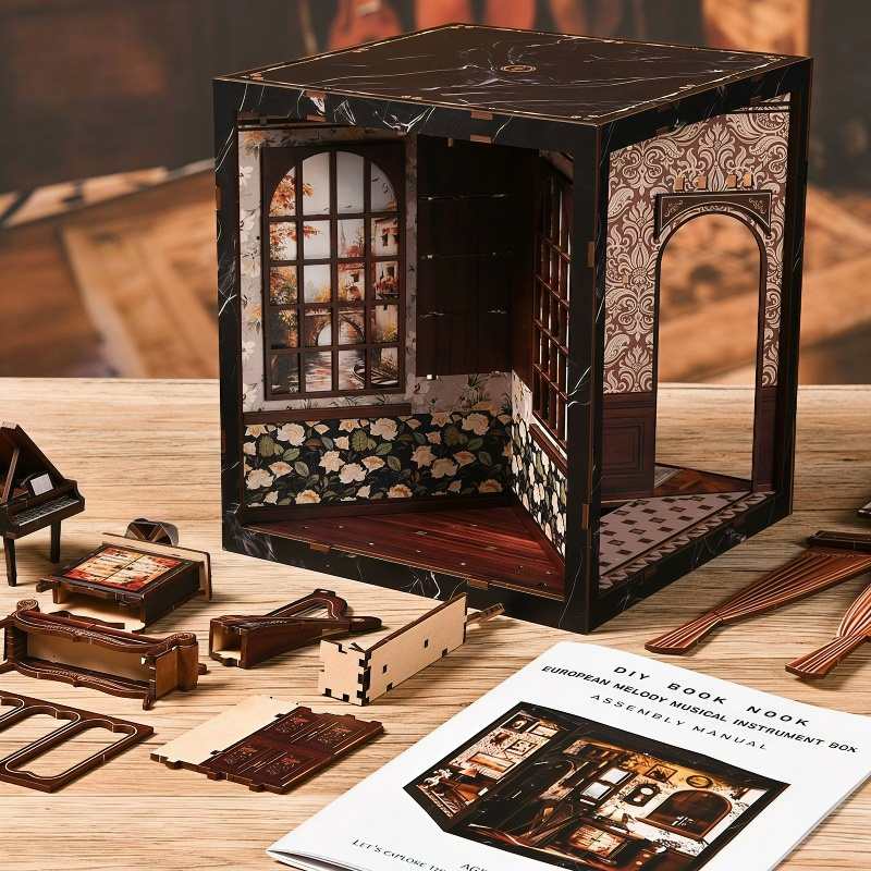 European Melody Room Miniature House Kit