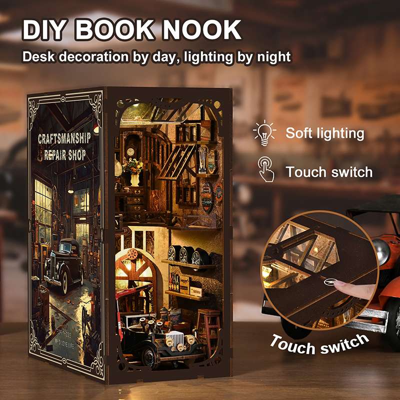 Vintage Repair Garage Miniature House Kit
