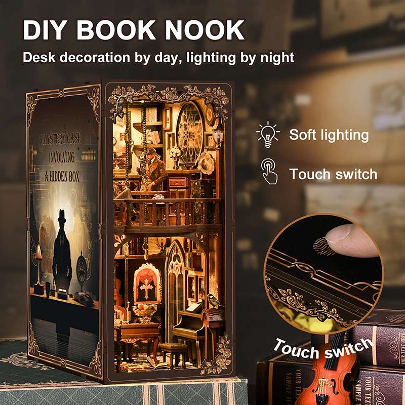 The Secret Case Files Detective Book Nook Kit