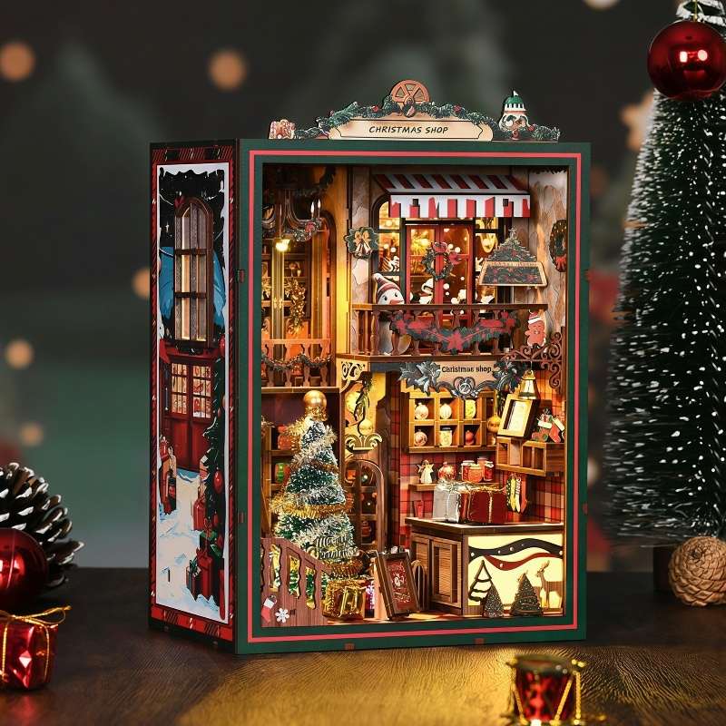 Christmas Shop Miniature House Kit