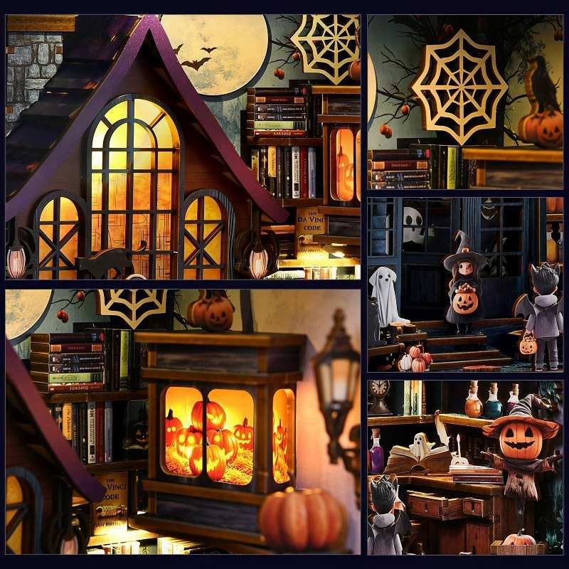 Haunted Castle Night DIY Book Nook Kit
